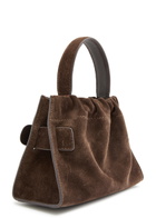 Boyy Scrunchie 2 Suede top Handle bag - Dark Brown - One Size