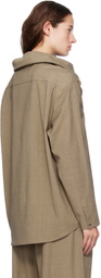 LE17SEPTEMBRE Beige Round Neck Shirt
