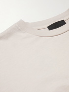 Fear of God - Flocked Cotton-Jersey T-Shirt - Neutrals