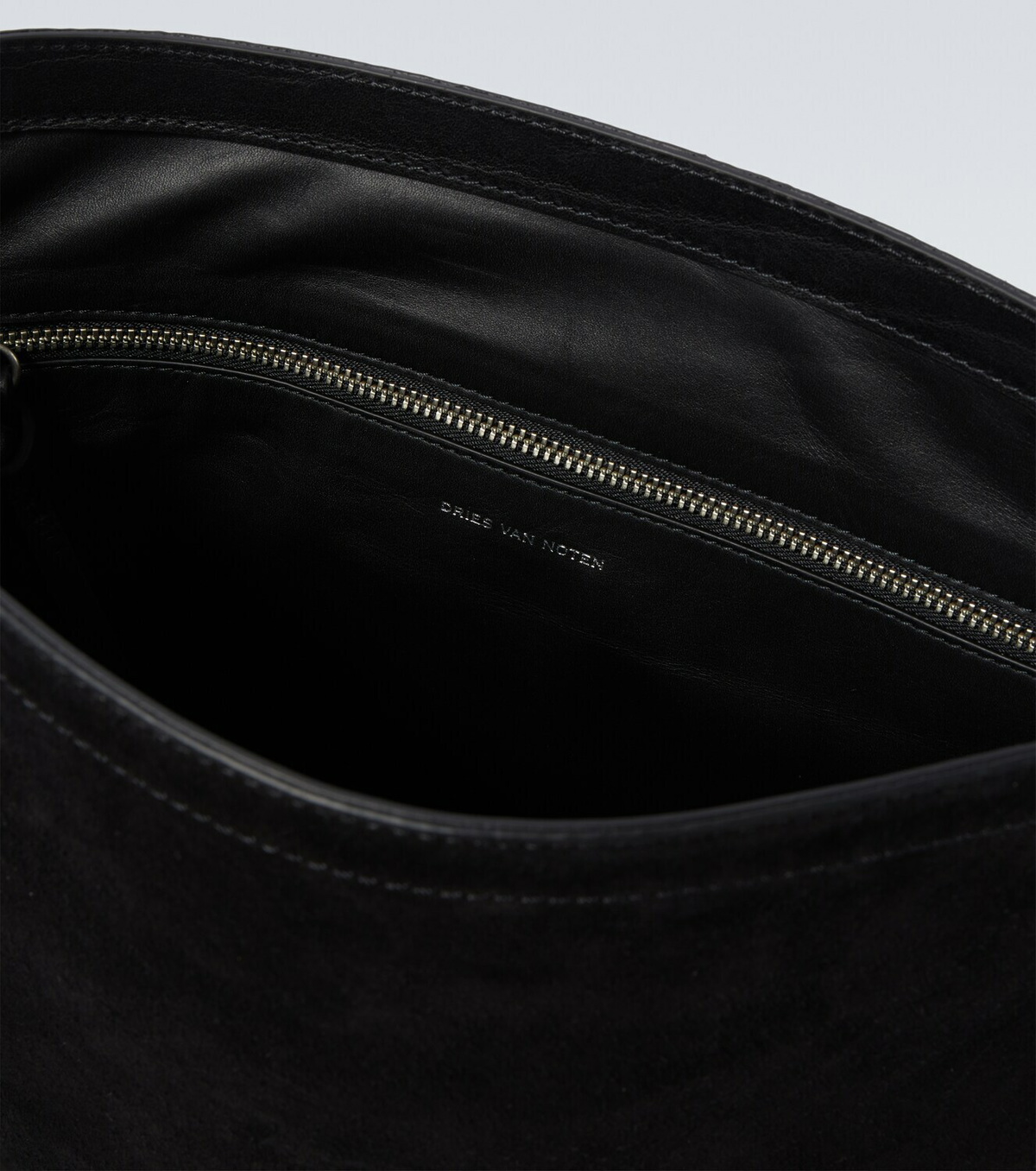Dries Van Noten Suede messenger bag