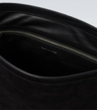 Dries Van Noten Suede messenger bag