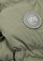 Canada Goose Women's Large Sage Marlow Quilted Shell Parka Coat Hooded Style & Longline Shape