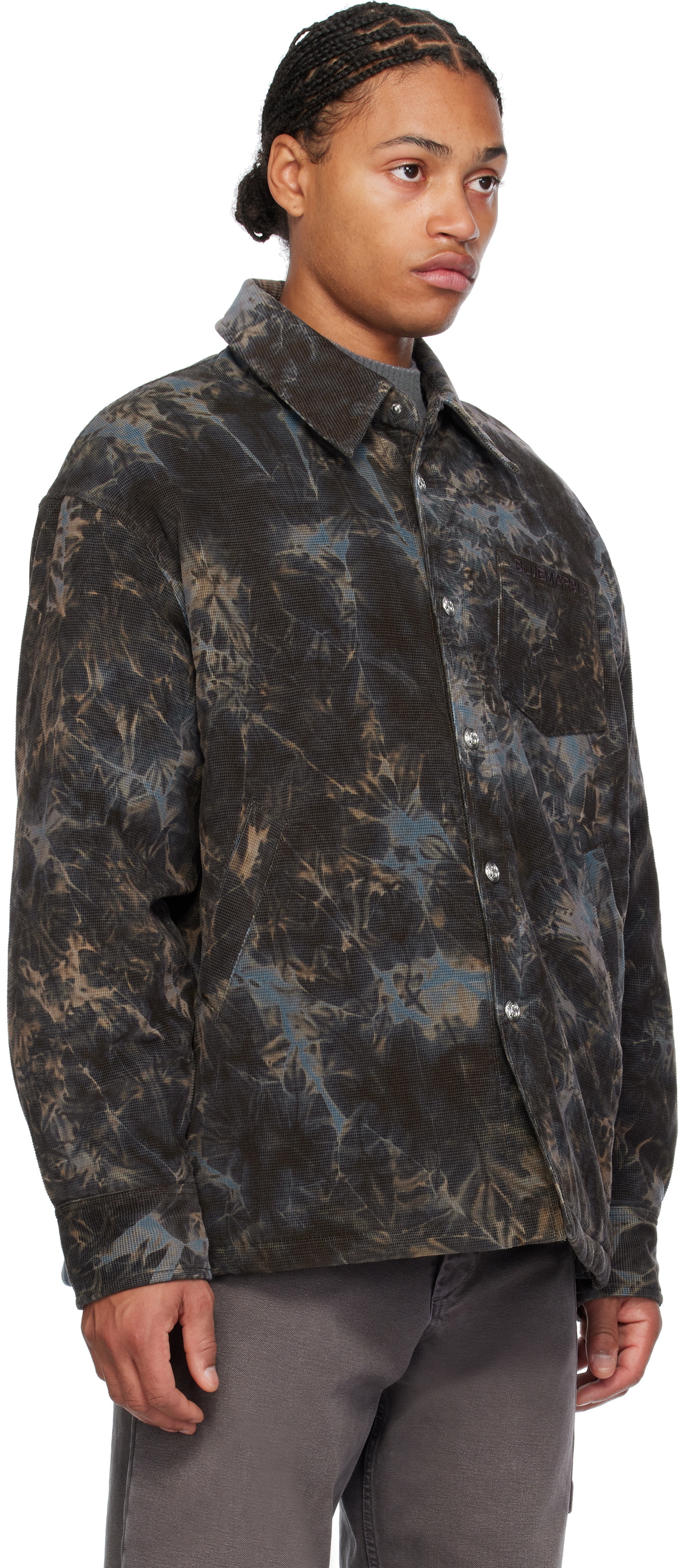 BLUEMARBLE Brown Padded Overshirt