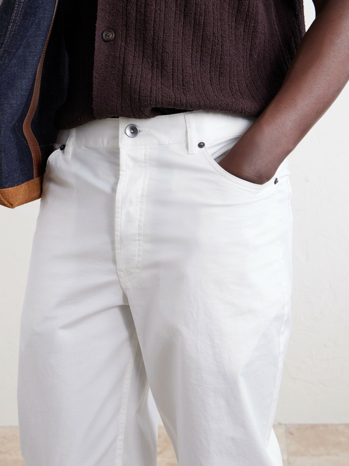 Onia - Straight-Leg Cotton-Blend Trousers - Neutrals