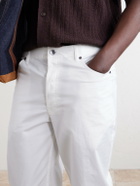 Onia - Straight-Leg Cotton-Blend Trousers - Neutrals