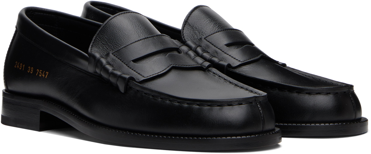 Common Projects Black Soft Loafers