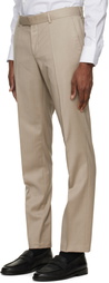 BOSS Beige Single-Breasted Suit