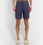 Orlebar Brown - Norwich Slim-Fit Linen Shorts - Blue