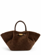 DEMELLIER Midi New York Shearling Tote Bag