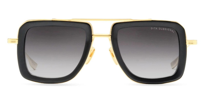 Photo: Dita Dubsignal - Yellow Gold / Black Sunglasses