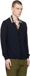 Paul Smith Navy Artist Stripe Cardigan