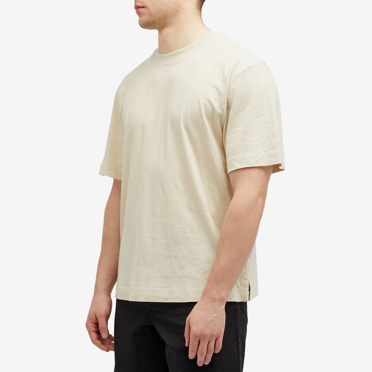MHL by Margaret Howell Men's Simple T-Shirt in Natural