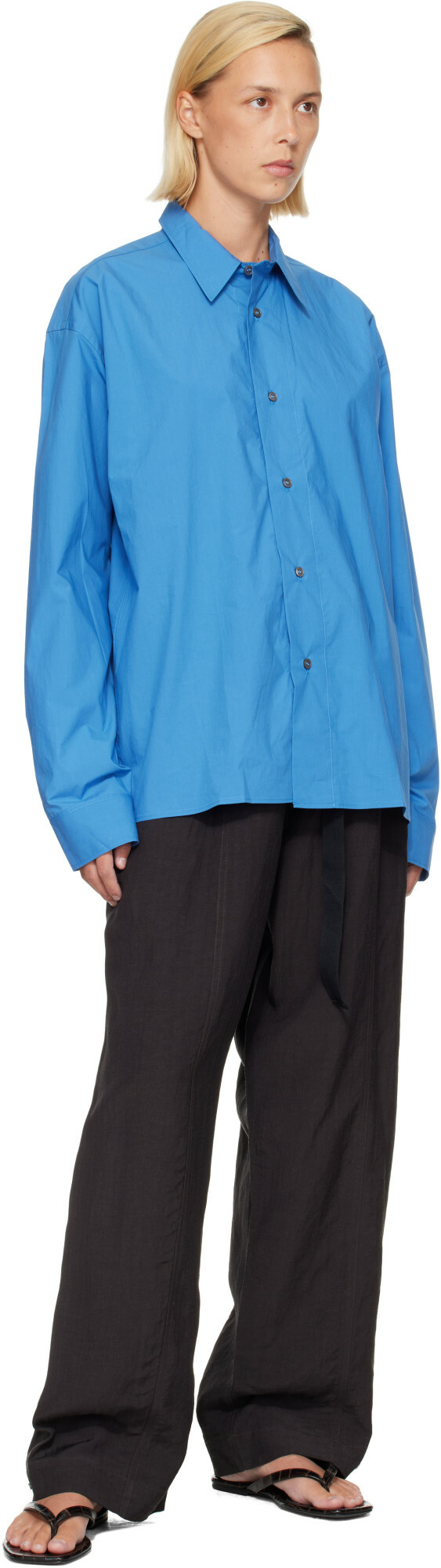 Studio Nicholson Blue Hal Shirt