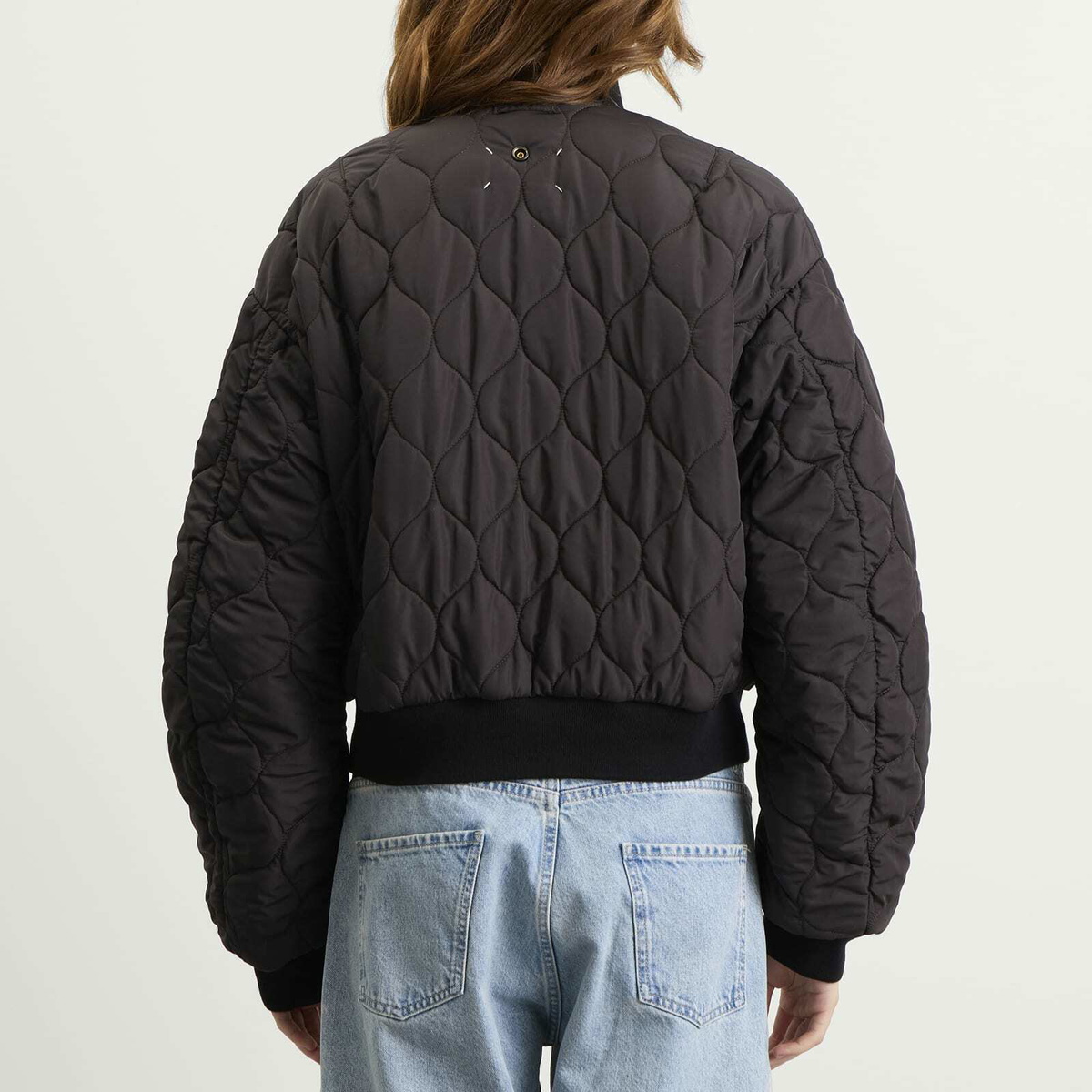 Maison Margiela Women's Reversible Bomber Jacket in Dark Brown