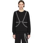 Alexander McQueen Black Chain Embroidery Sweatshirt