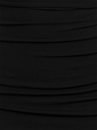 ALEXANDER MCQUEEN - Viscose Jersey Off-shoulder Mini Dress