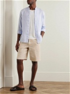 120% - Straight-Leg Linen Bermuda Shorts - Neutrals