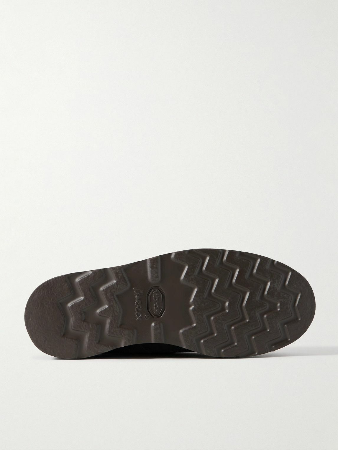 Yuketen - Leather-Trimmed Suede Boots - Brown