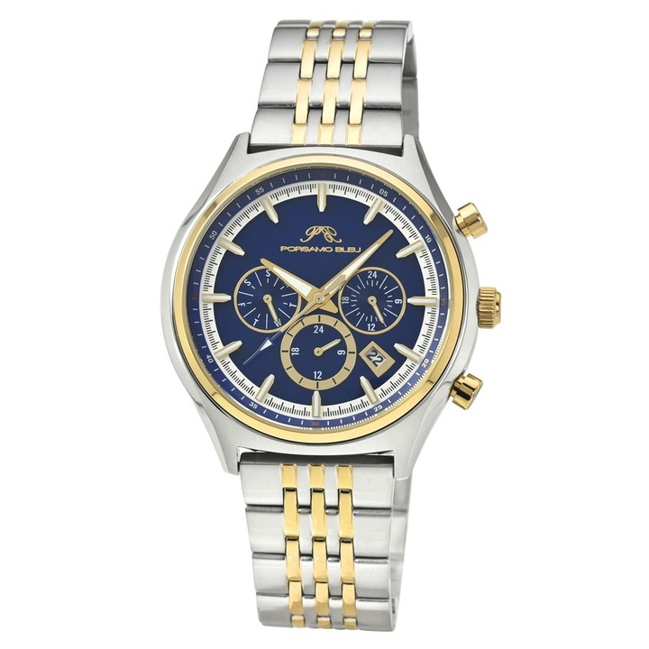 Photo: Porsamo Bleu Charlie Quartz Blue Dial Mens Watch 1262ACHS