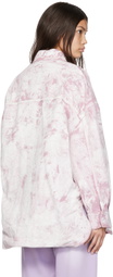 The Attico Pink Painted Jacket