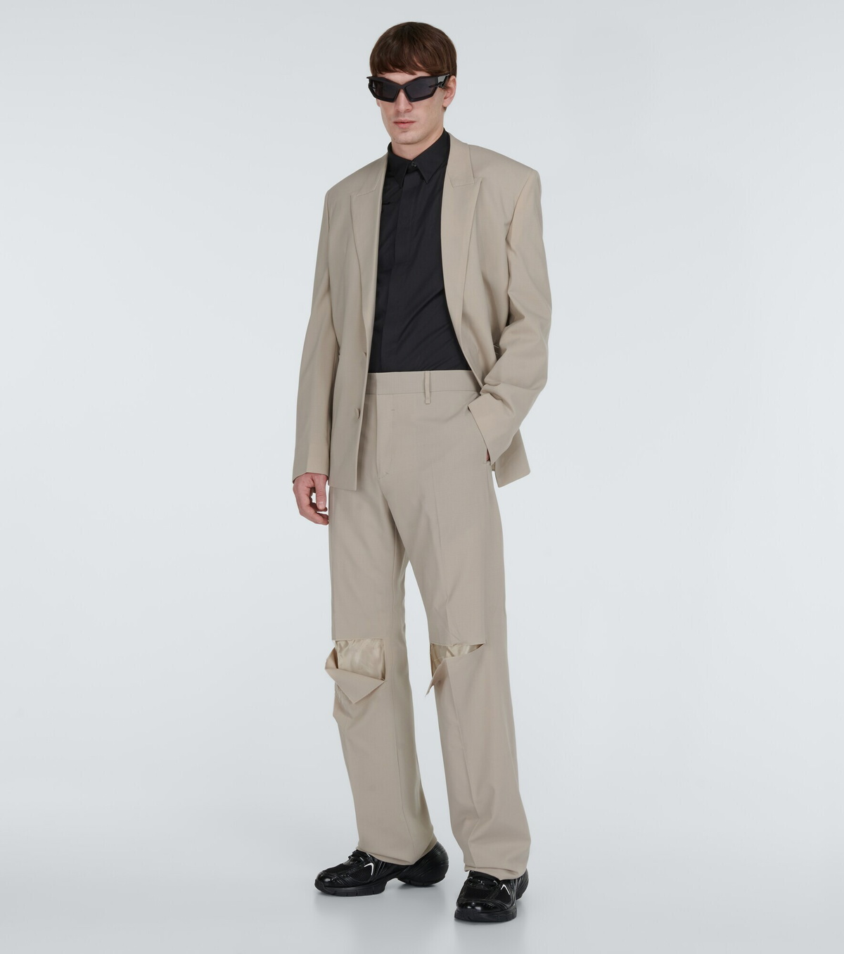 Givenchy - U-Lock harness cotton poplin shirt Givenchy