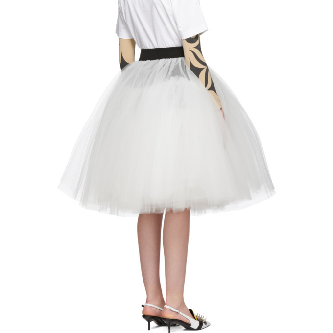 Junya Watanabe Black and White Tulle Skirt Junya Watanabe