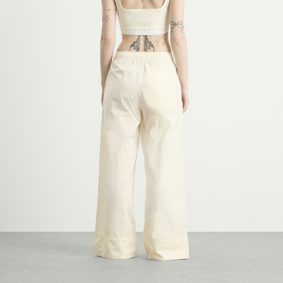 Entire Studios Women's Pajama Pants in Off White