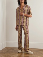 Jacquemus - Straight-Leg Printed Voile Drawstring Trousers - Brown