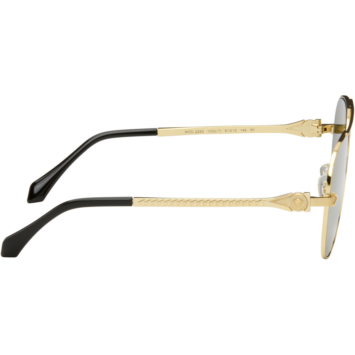 Versace Gold Avanti Pilot Sunglasses