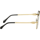 Versace Gold Avanti Pilot Sunglasses
