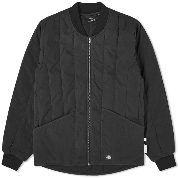 Photo: Dickies Men's Premium Collection Quilted Jacket in Black