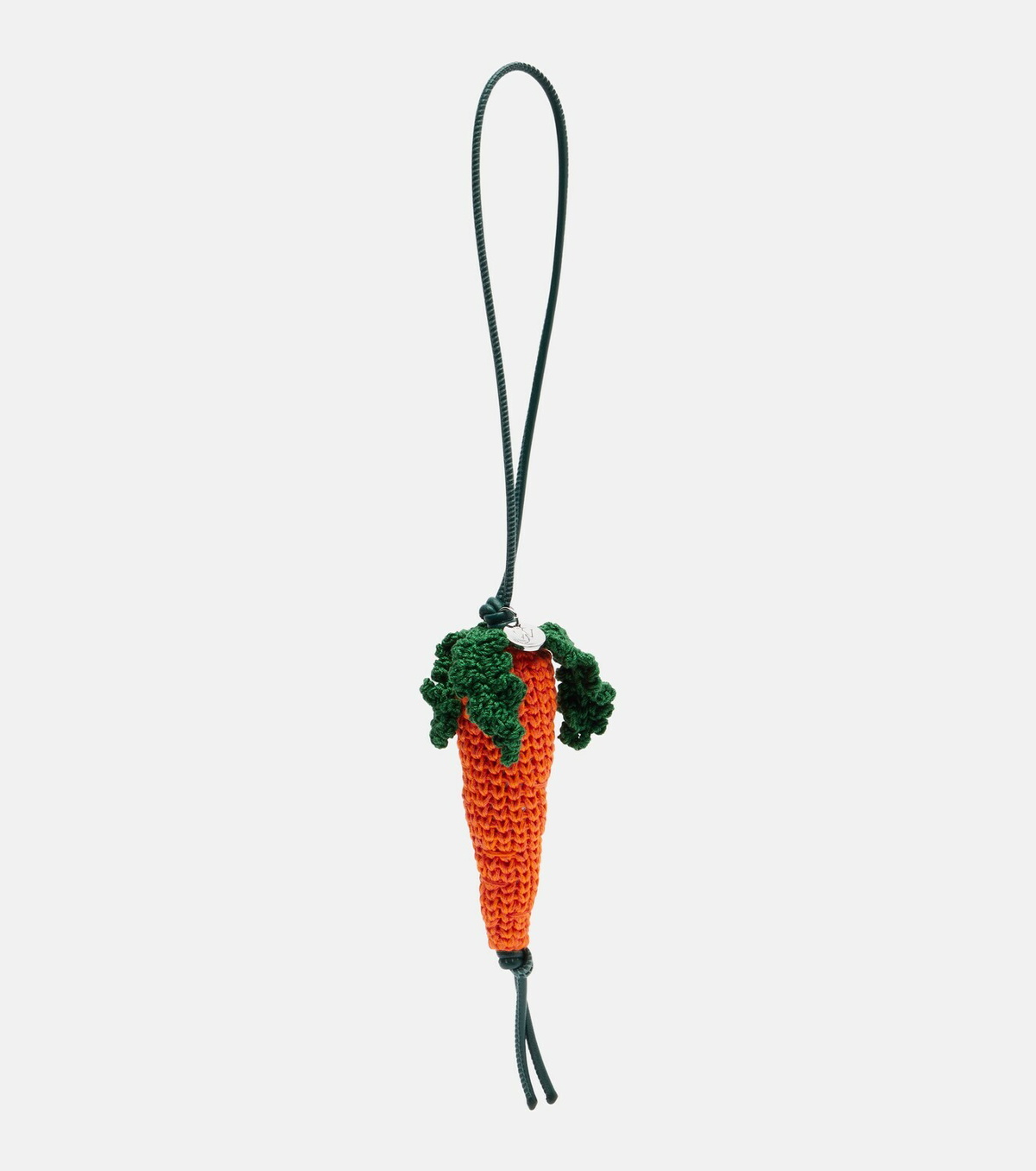 JW Anderson Carrot knitted bag charm