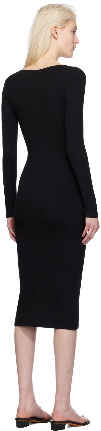 Gil Rodriguez Black 'El Tigre' Midi Dress