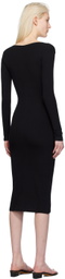 Gil Rodriguez Black 'El Tigre' Midi Dress