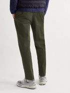 Incotex - Slim-Fit Wool-Twill Chinos - Green