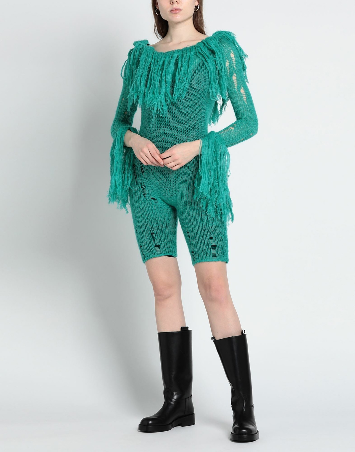 Gcds Womens Playsuit Emerald in Green