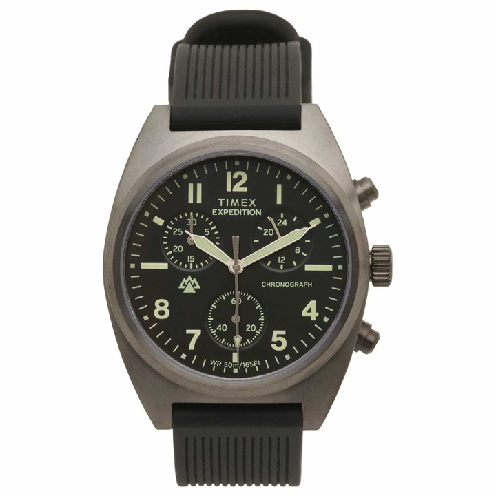 Photo: Timex Expedition Capstone Chrono Watch in Black 