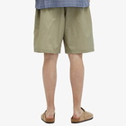 South2 West8 Men's Belted C.S.Nylon Shorts in Grey Beige