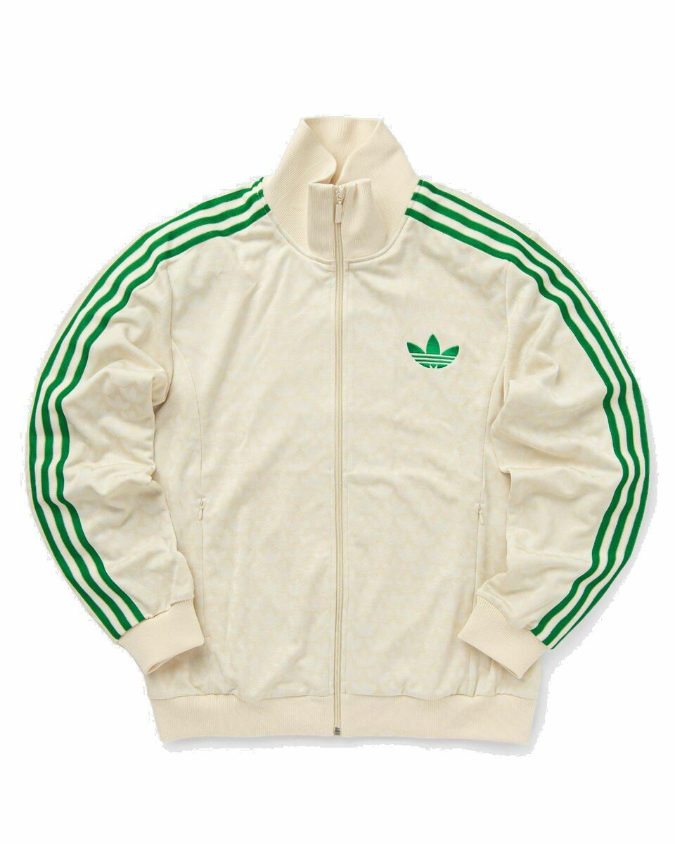 Photo: Adidas Poly Top Beige - Mens - Track Jackets