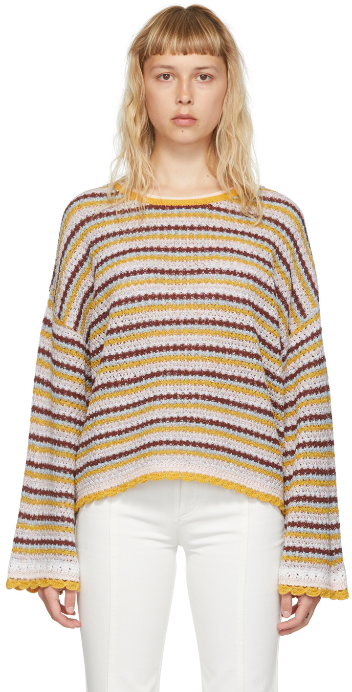 See by Chloé Multicolor Wool Sweater See by Chloe