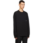 OAMC Black I.D. Long Sleeve T-Shirt