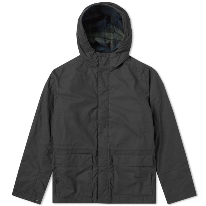 Photo: Norse Projects Nunk Waxed Cotton Jacket Black Watch Check