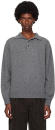 LE17SEPTEMBRE Gray Collar Polo
