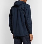 And Wander - E-Vent Nylon-Ripstop Hooded Jacket - Blue