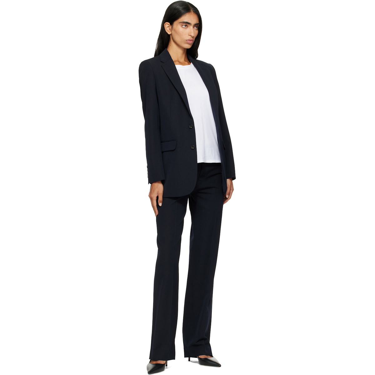 A.P.C. Navy Becky Trousers