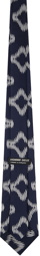 Comme des Garçons Homme Deux Navy Diamond Tie