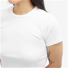 DONNI. Women's Rib T-Shirt in Powder