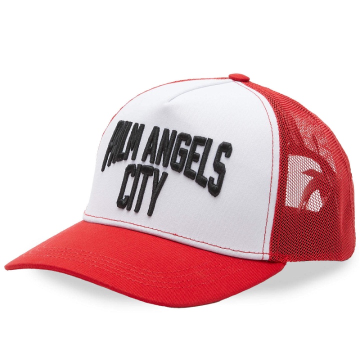 Photo: Palm Angels Men's PA City Cap in Red