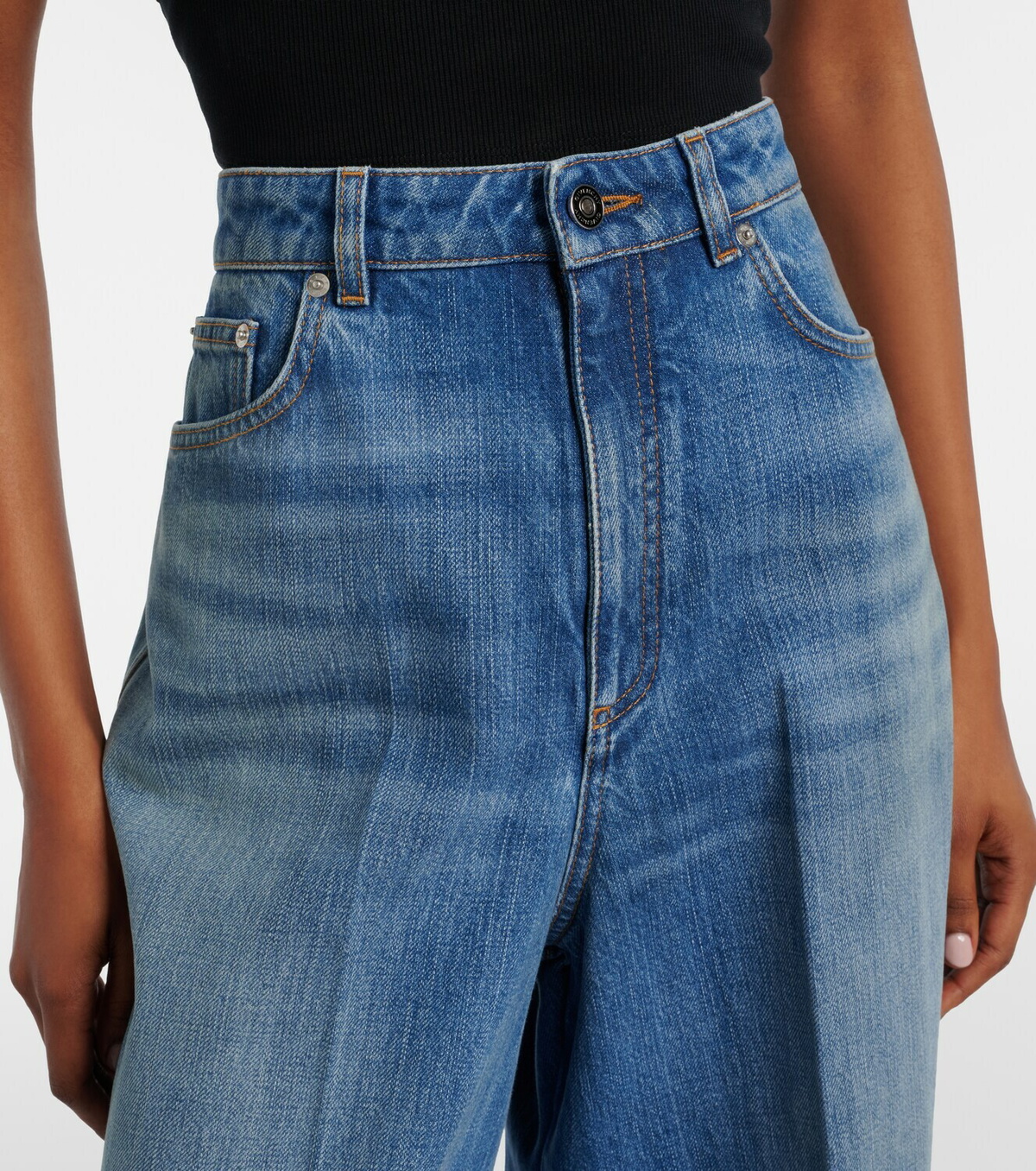 Givenchy Mid-rise wide-leg jeans