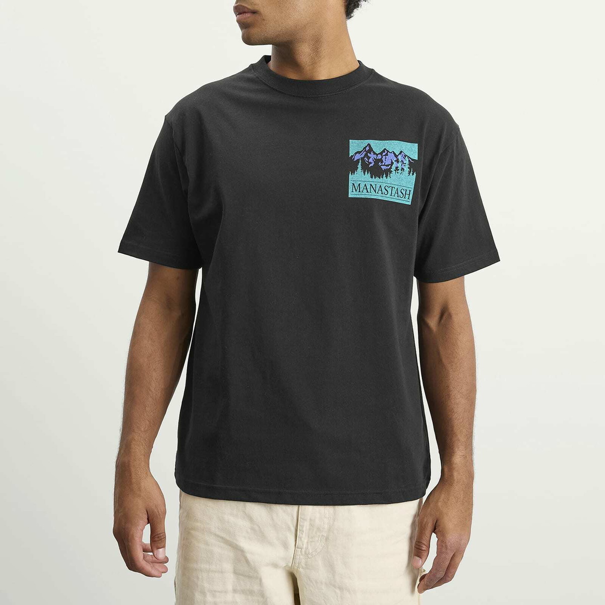 Manastash Men's Old Time T-Shirt in Black